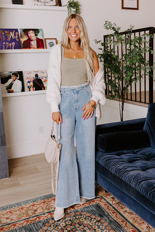 Impressions The Camila High Waist Wide Leg Jean