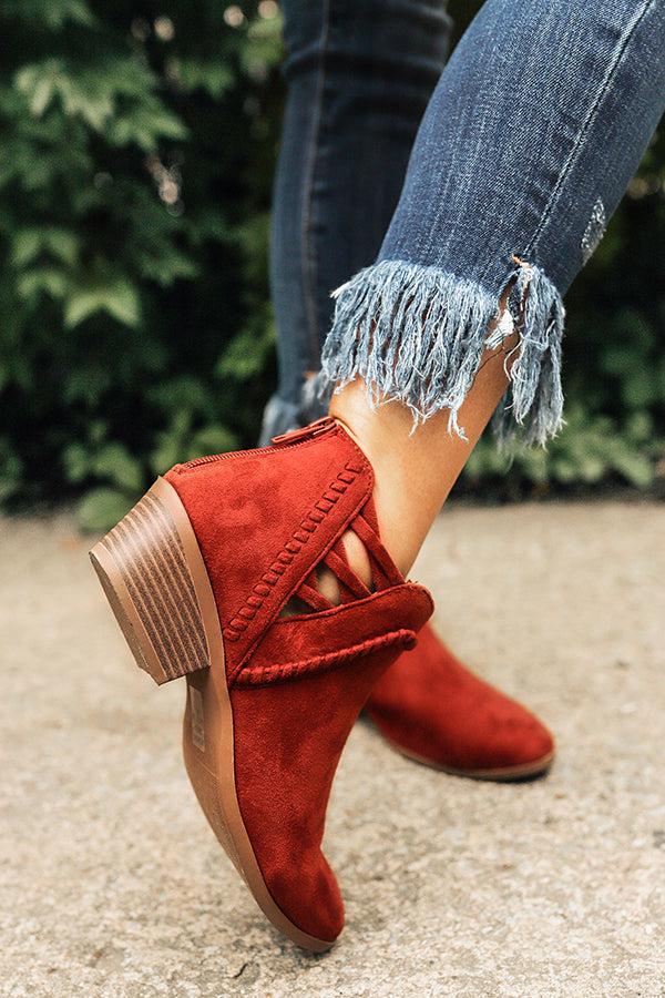 Impressions The Campbell Bootie In Rustic Wine