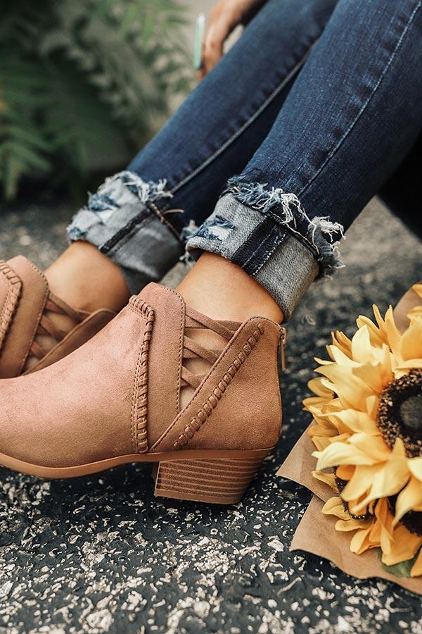 Impressions The Campbell Bootie In Taupe