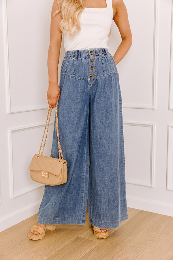 Impressions The Carlie High Waist Wide Leg Pants