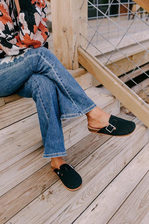 Impressions The Carolina Nubuck Clog In Black