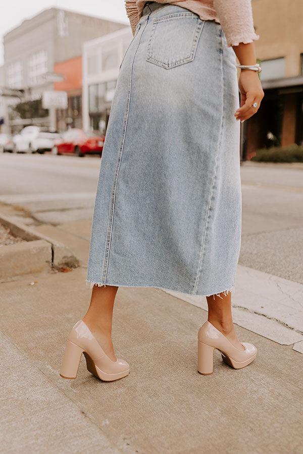 Impressions The Caroline Patent Heel In Natural