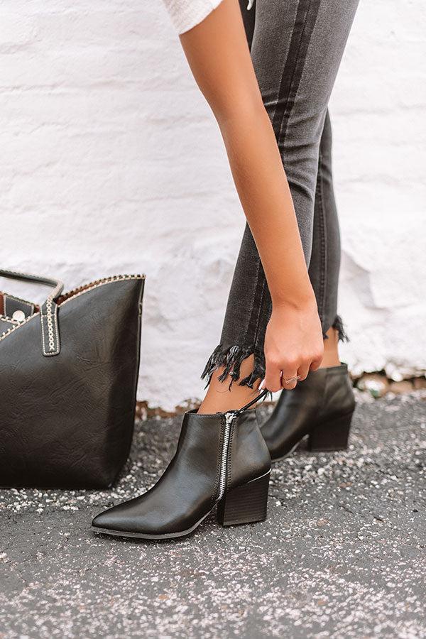 Impressions The Cassandra Bootie In Black