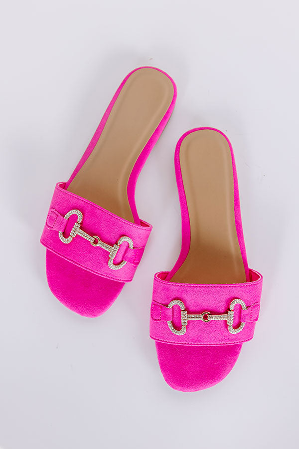Impressions The Cecilia Sandal In Hot Pink
