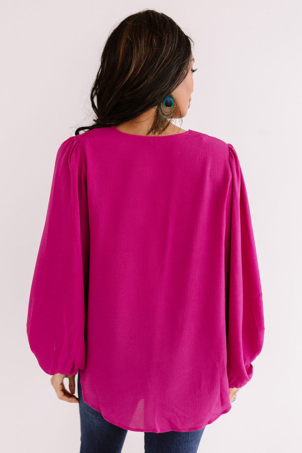 Impressions The City Life Shift Top In Berry