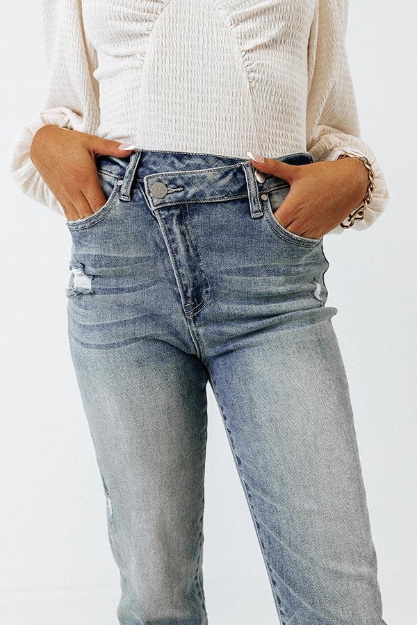 Impressions The Colten High Waist Distressed Jean