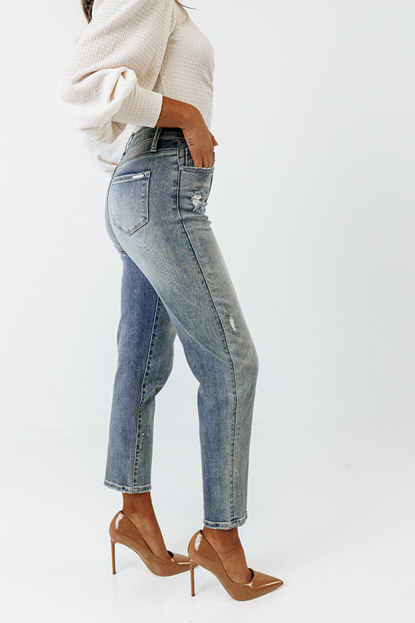 Impressions The Colten High Waist Distressed Jean