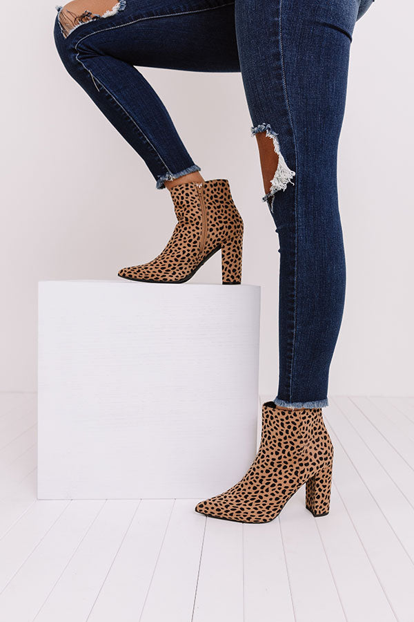 Impressions The Cora Cheetah Print Bootie