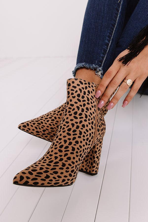 Impressions The Cora Cheetah Print Bootie