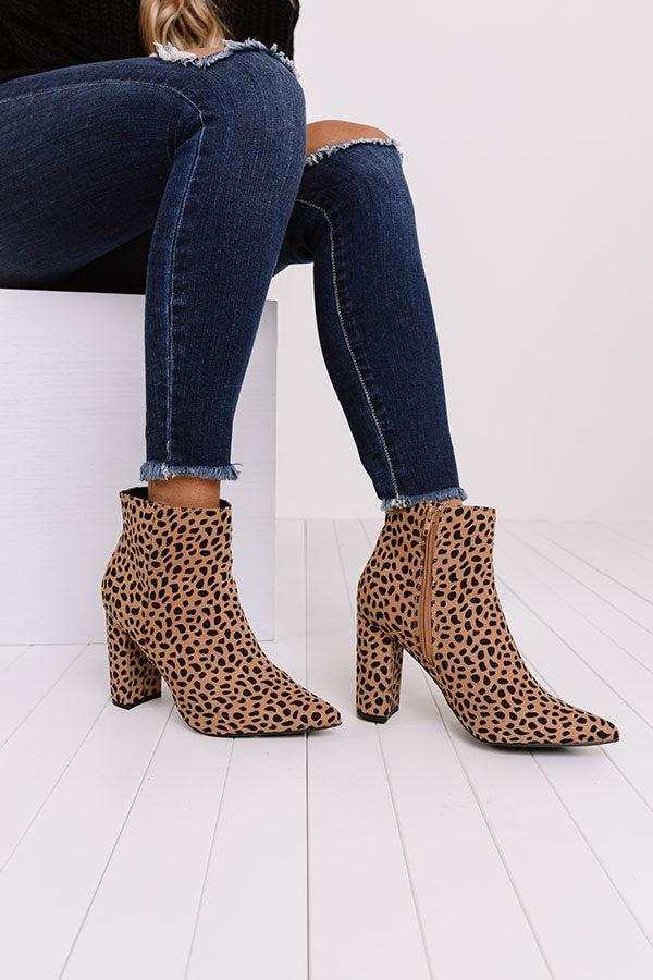 Impressions The Cora Cheetah Print Bootie