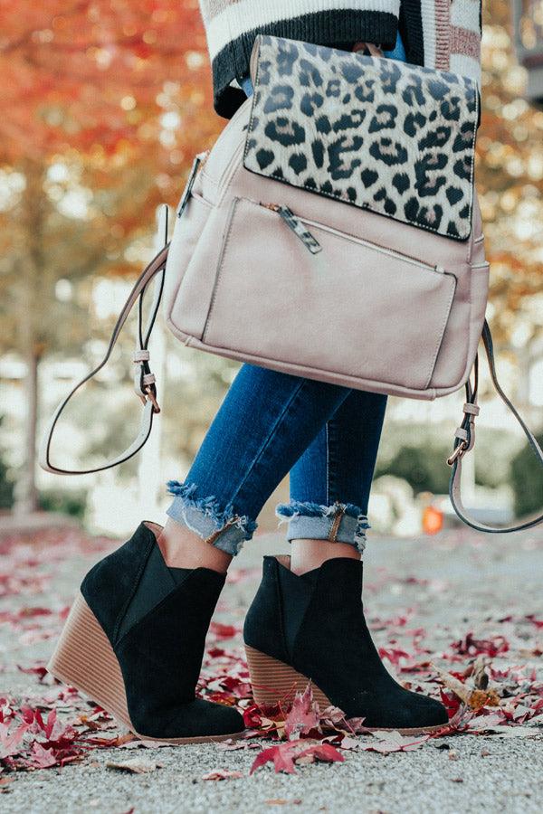 Impressions The Cort Faux Suede Bootie In Black
