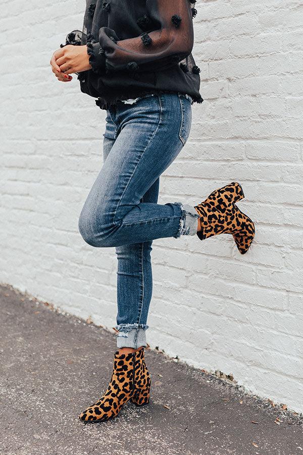 Impressions The Danielle Leopard Bootie