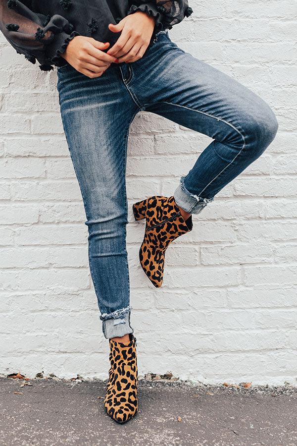 Impressions The Danielle Leopard Bootie