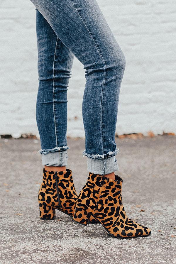 Impressions The Danielle Leopard Bootie
