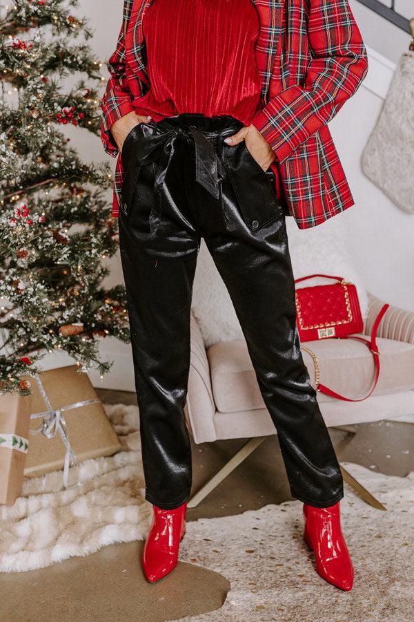 Impressions The Dash High Waist Satin Trousers