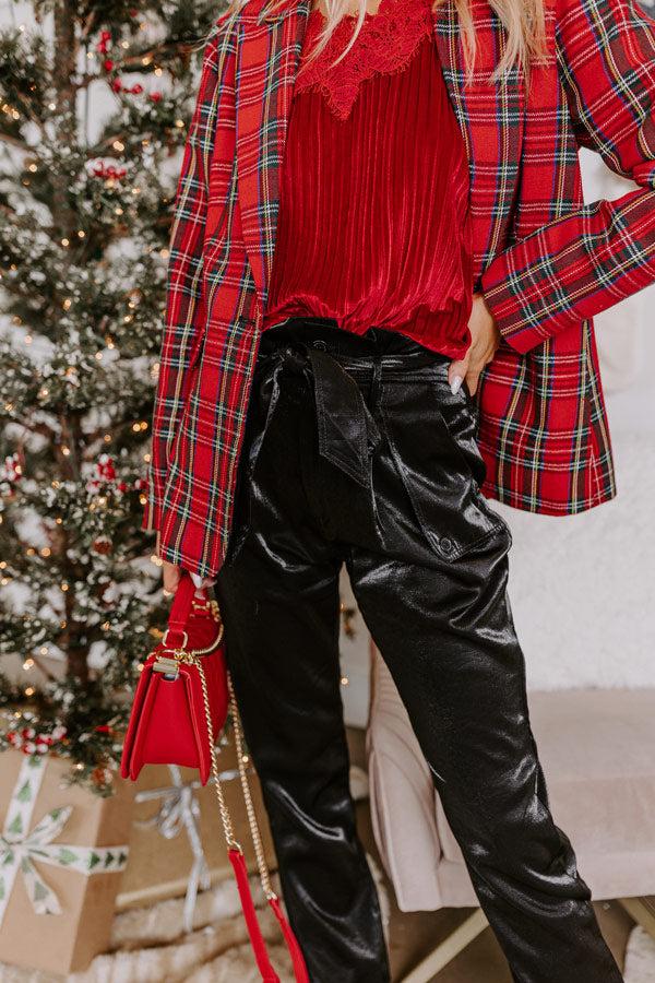 Impressions The Dash High Waist Satin Trousers