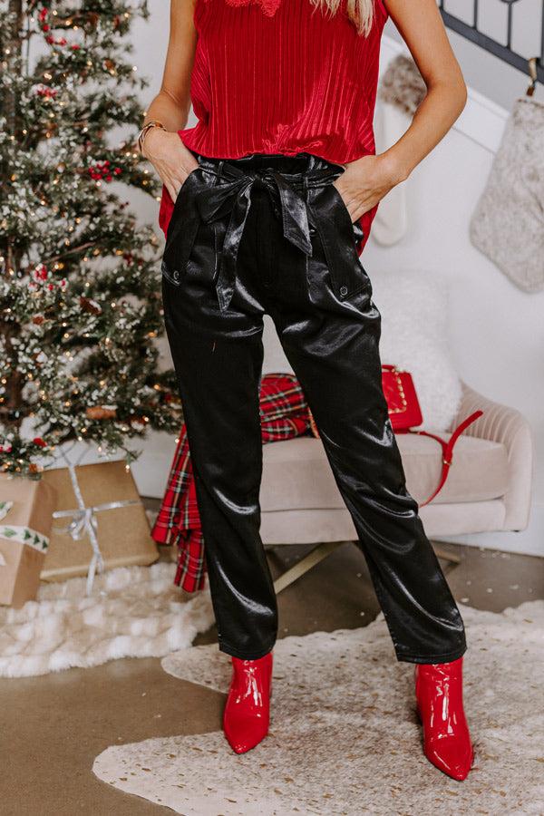 Impressions The Dash High Waist Satin Trousers