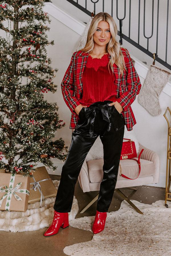 Impressions The Dash High Waist Satin Trousers