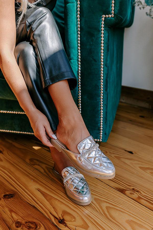Impressions The Donatella Metallic Mule Loafer