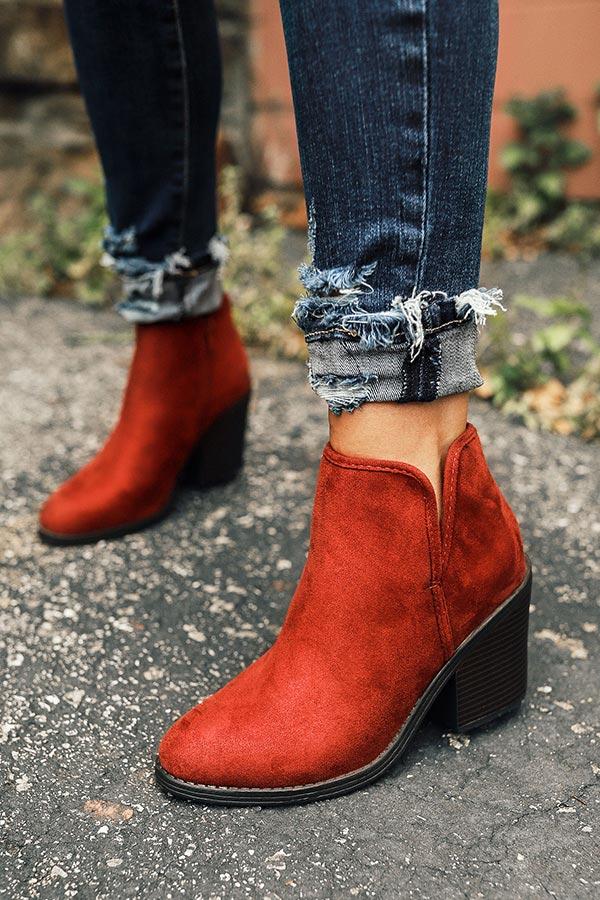 Impressions The Dylan Bootie In Rustic Wine