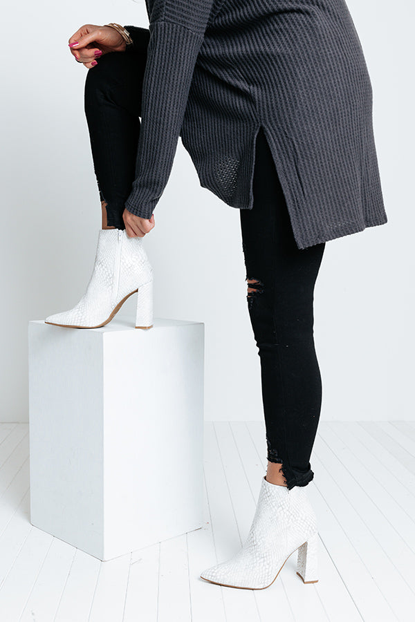 Impressions The Eldora Snake Print Bootie