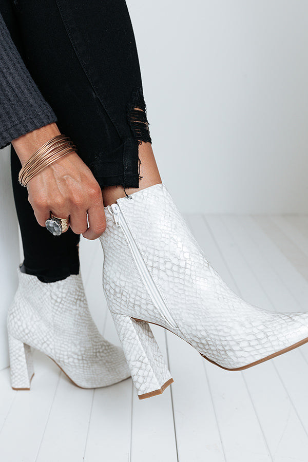 Impressions The Eldora Snake Print Bootie