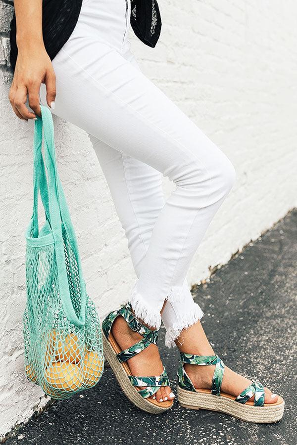 Impressions The Eliza Espadrille In Tropical