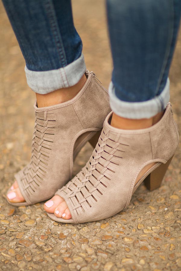 Impressions The Ella Peep Toe Bootie