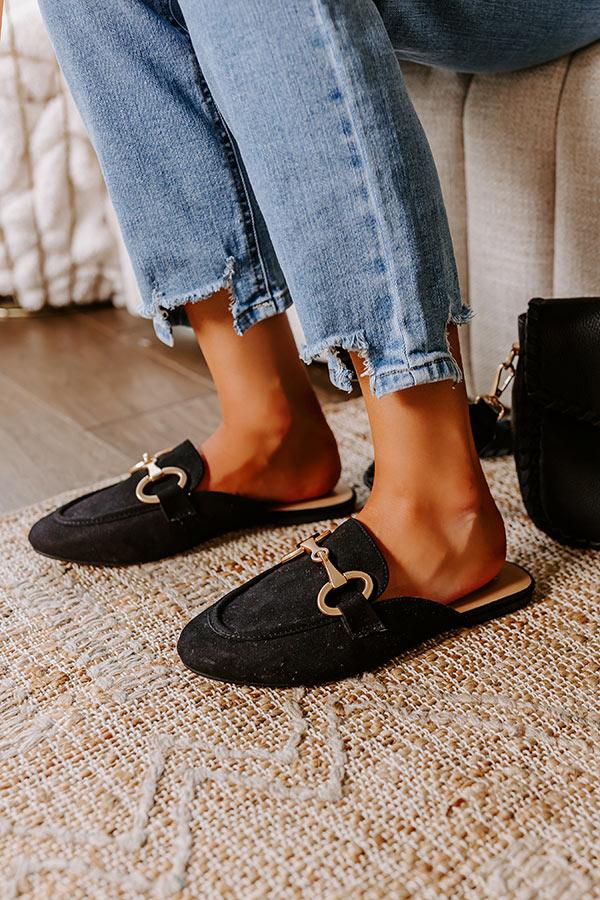 Impressions The Elle Faux Suede Mule Loafer