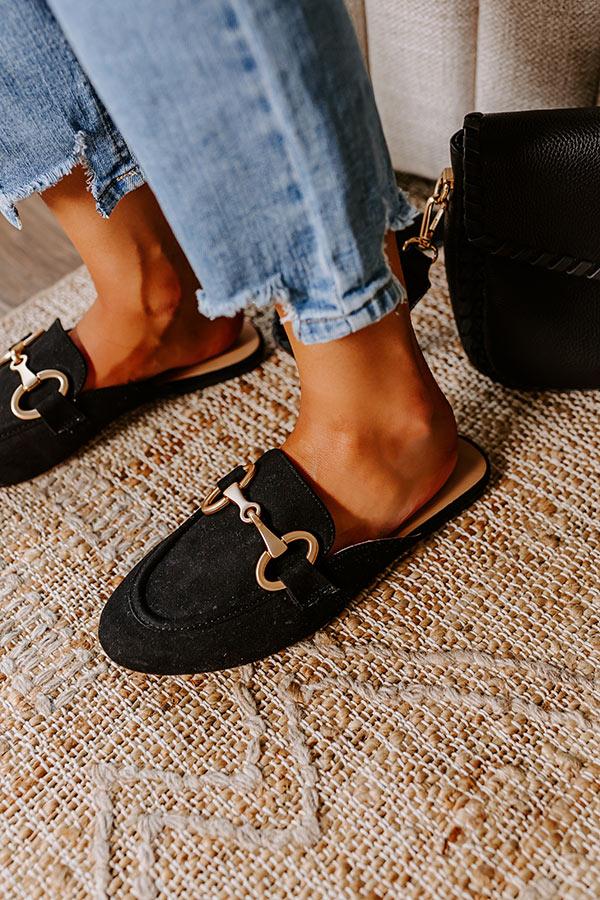 Impressions The Elle Faux Suede Mule Loafer