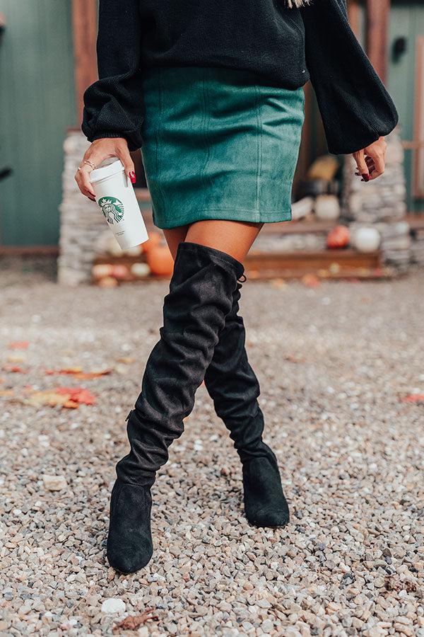 Impressions The Ellorie Faux Suede Thigh High Boot