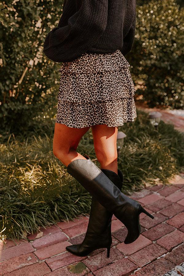 Impressions The Emily High Waist Tiered Mini Skirt