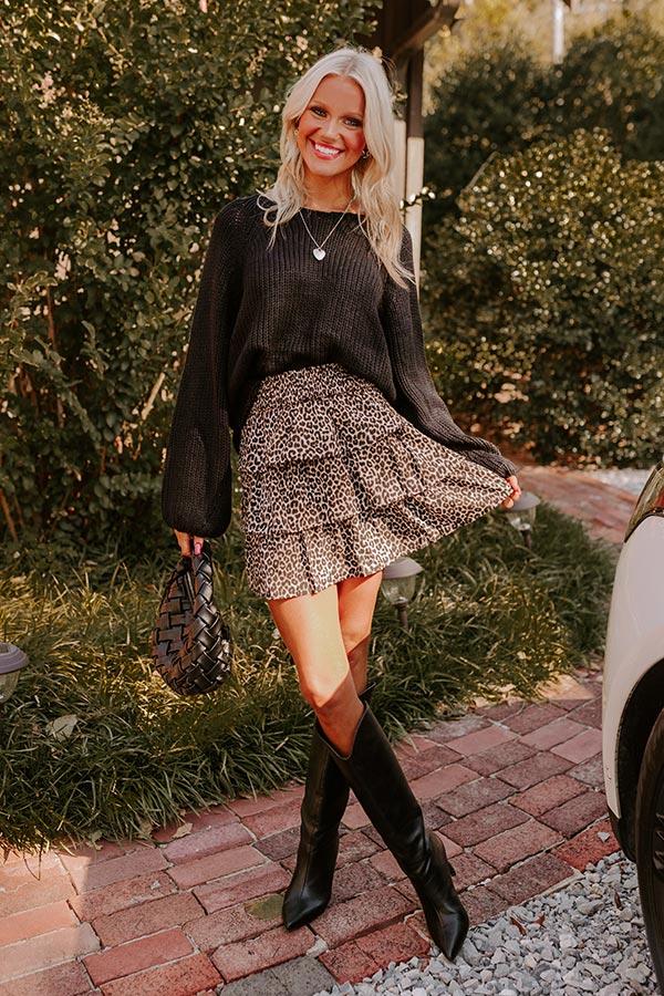 Impressions The Emily High Waist Tiered Mini Skirt