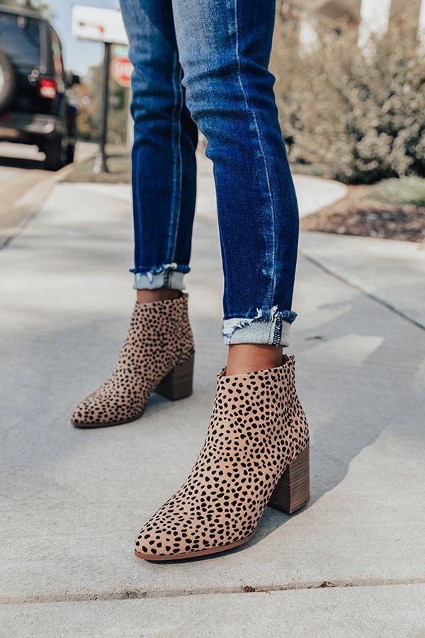 Impressions The Estelle Cheetah Print Bootie