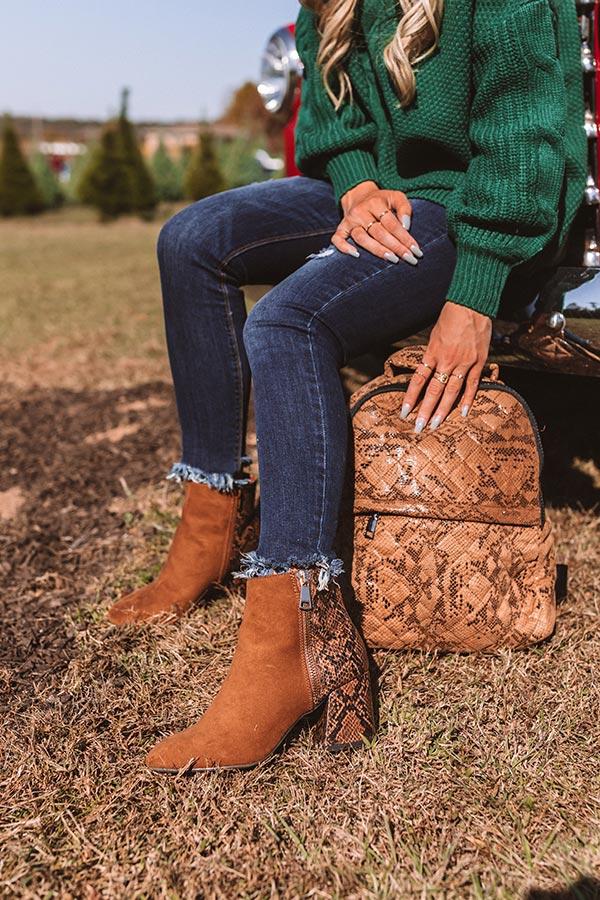 Impressions The Everlee Bootie In Chocolate