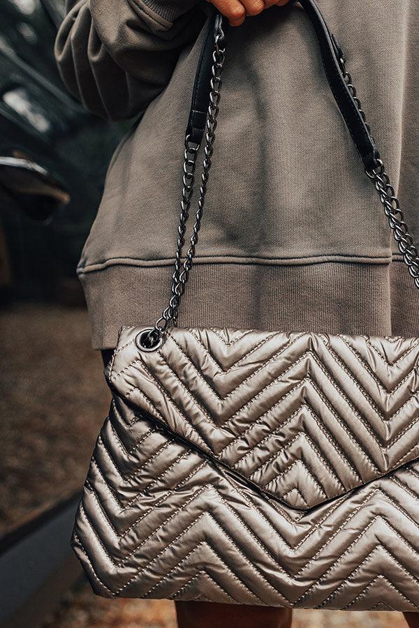 Impressions The Everly Quilted Metallic Crossbody
