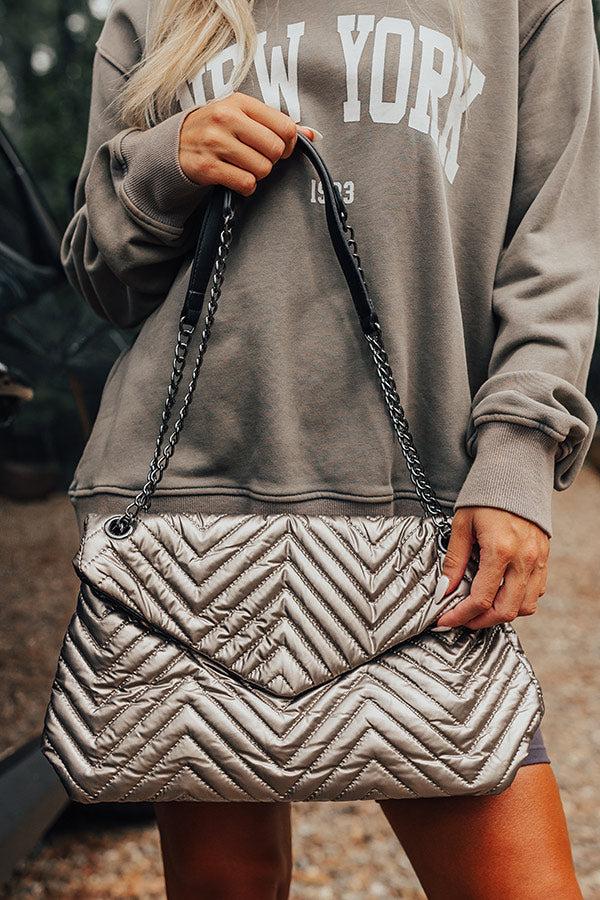 Impressions The Everly Quilted Metallic Crossbody