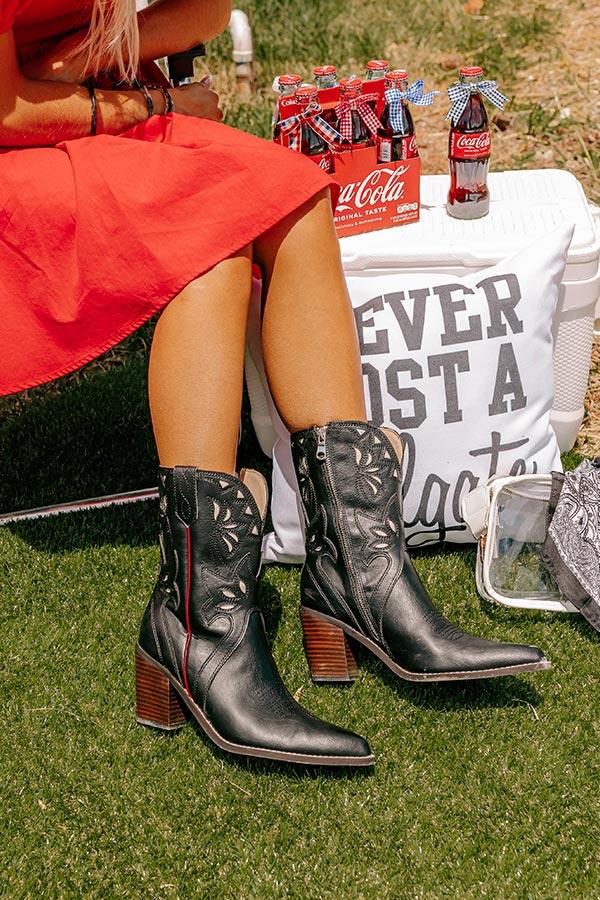 Impressions The Florence Faux Leather Cowboy Boot