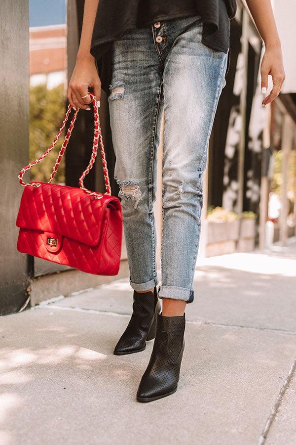 Impressions The Franco Perforated Bootie In Black