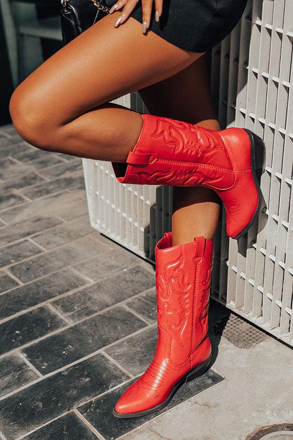 Impressions The Garth Faux Leather Cowboy Boot