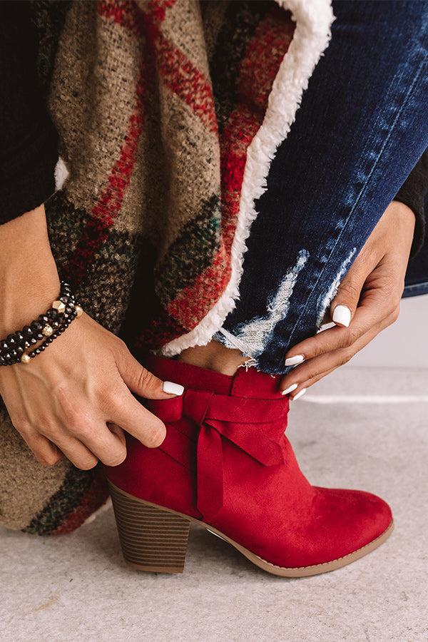 Impressions The Gracie Bootie In Red
