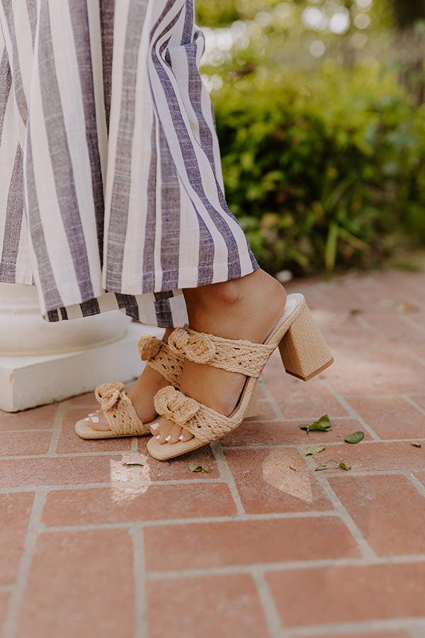 Impressions The Harmony Raffia Woven Heel