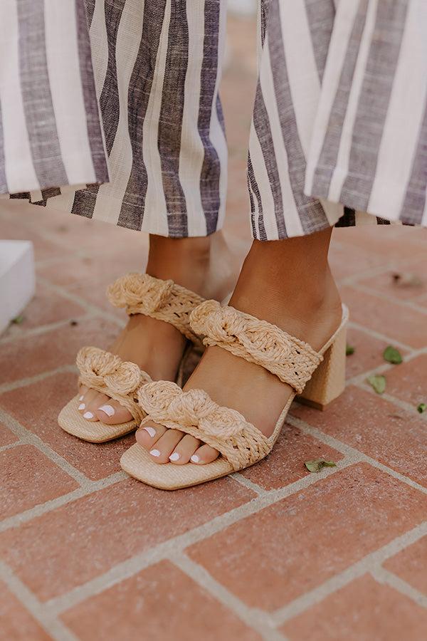 Impressions The Harmony Raffia Woven Heel