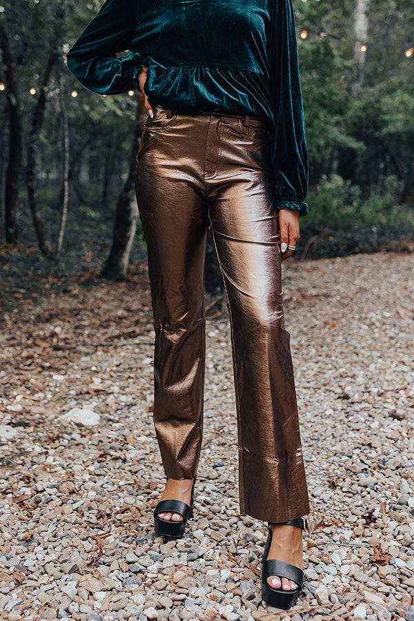Impressions The Hudson High Waist Metallic Pants