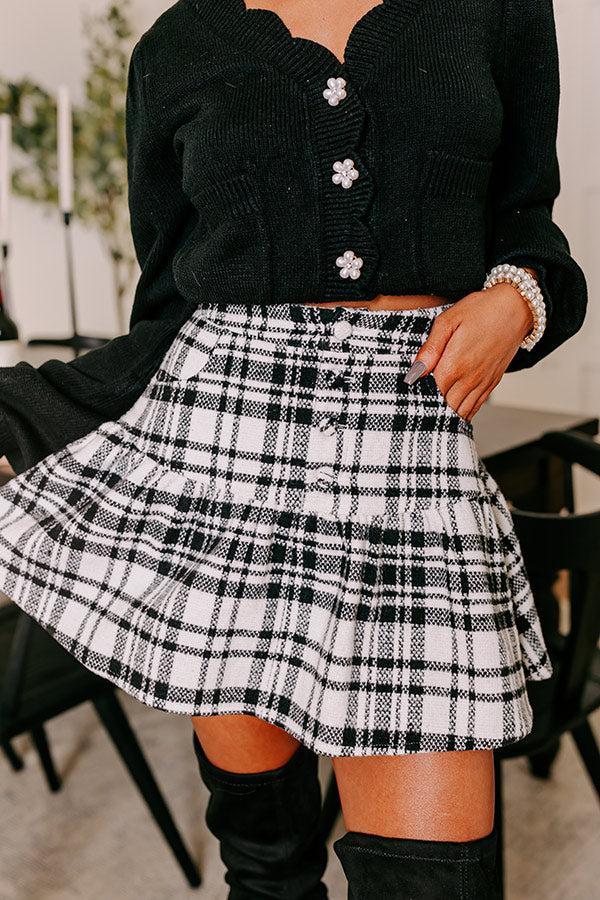 Impressions The Ivy High Waist Plaid Skort