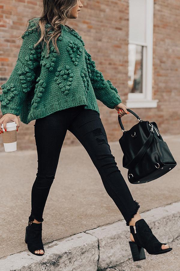 Impressions The Jude Peep Toe Bootie In Black