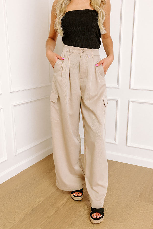 Impressions The Julie High Waist Cargo Pants