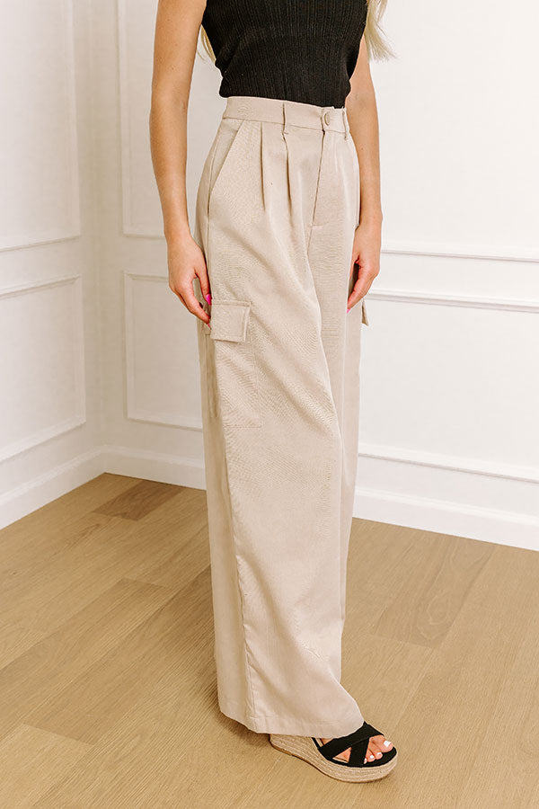 Impressions The Julie High Waist Cargo Pants