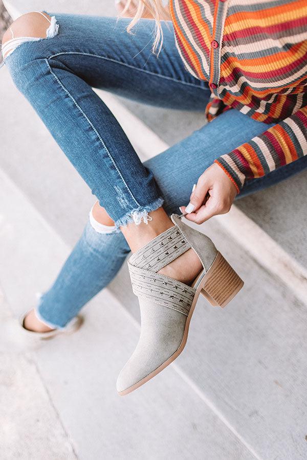 Impressions The June Bootie In Sage