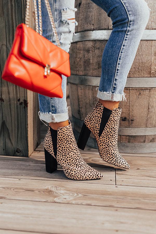 Impressions The Karianne Cheetah Print Bootie